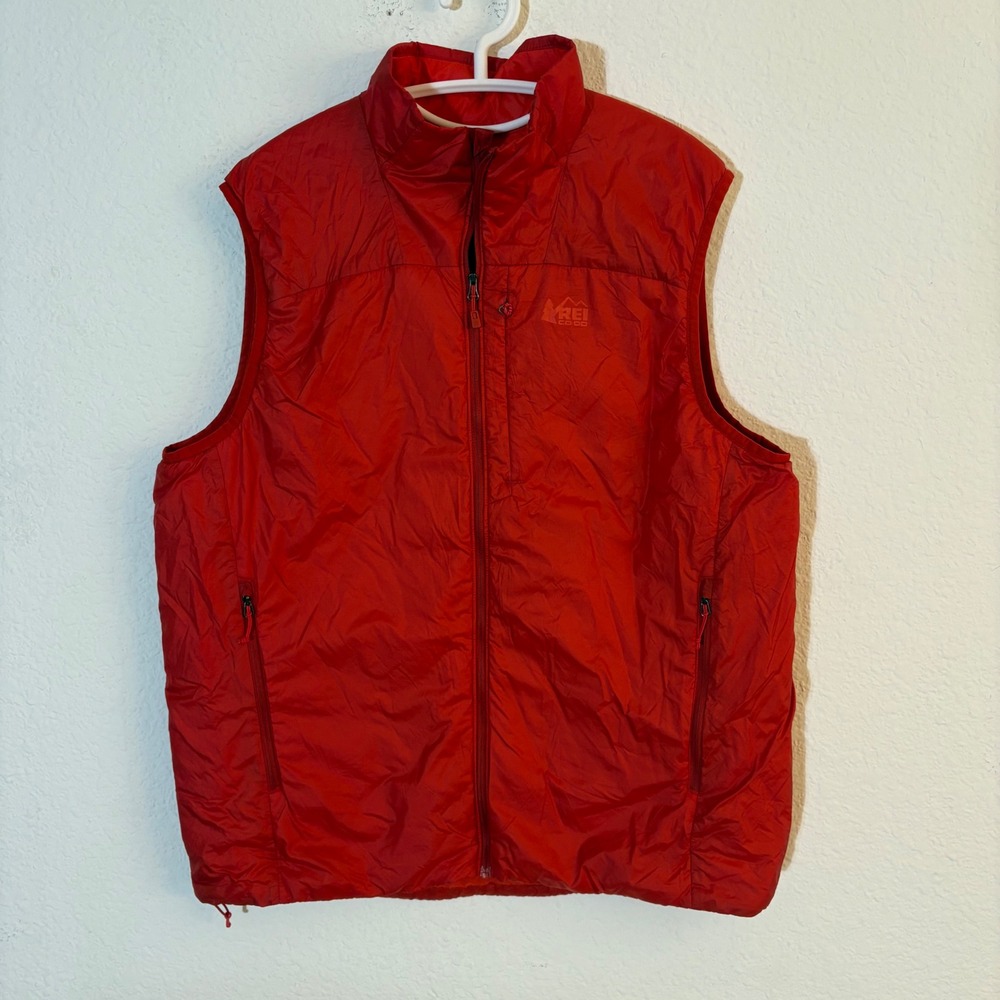 REI I Co-op Flash Insulated PrimaLoft Vest Size Large Red